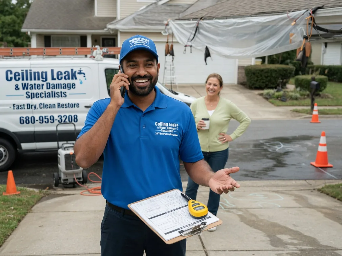 Ceiling Leak Cleanup Church View, VA FAQs